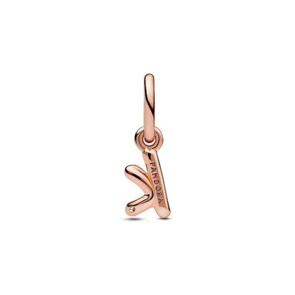 Pandora Moments 14K Rose Gold Plated Cz Dangle Charm - Picture 2 of 3